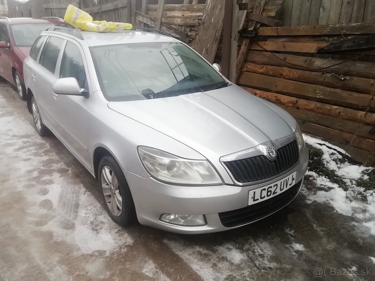 Rozpredám škoda octavia 2 combi strieborné 2,0 tdi 103 kw