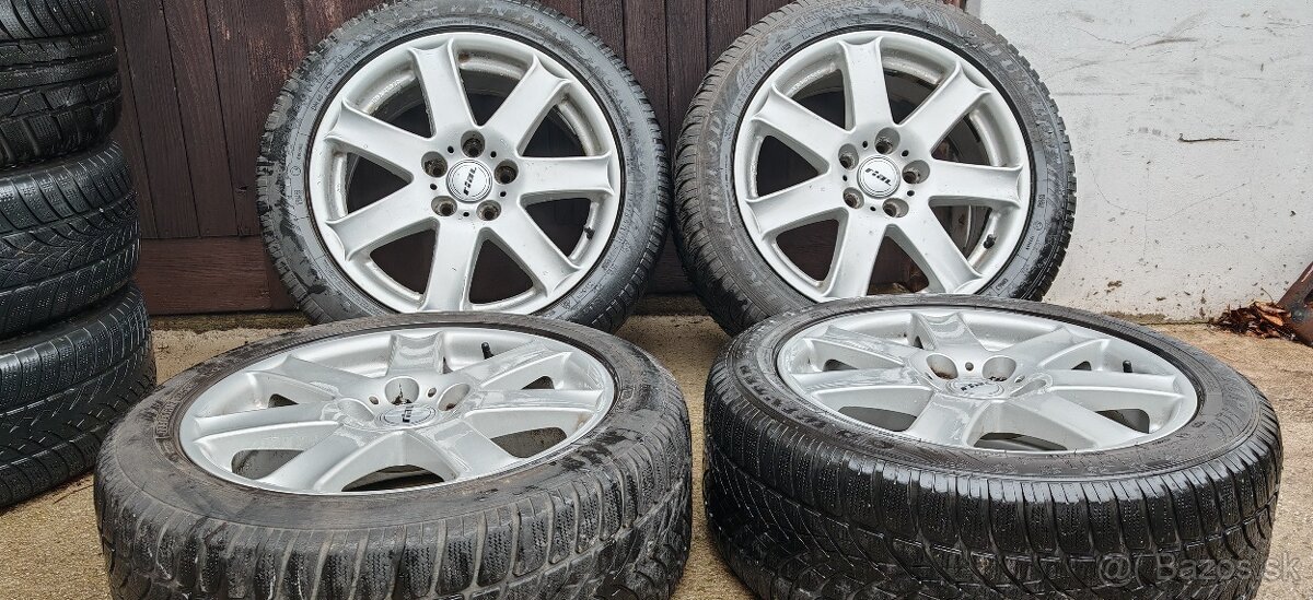 ALU Rial 5x112 a zimné Dunlop 225/50 R17