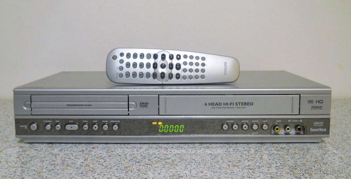 DVD-VHS kombo LG VC8816Philips DVP3100