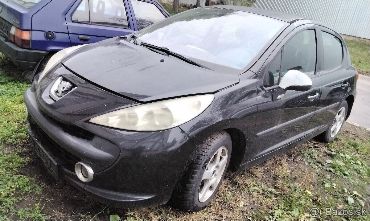 PEUGEOT 207 SW 1.4 2007 predám DVERE, MOTOR 8FS, PREVODOVKA,