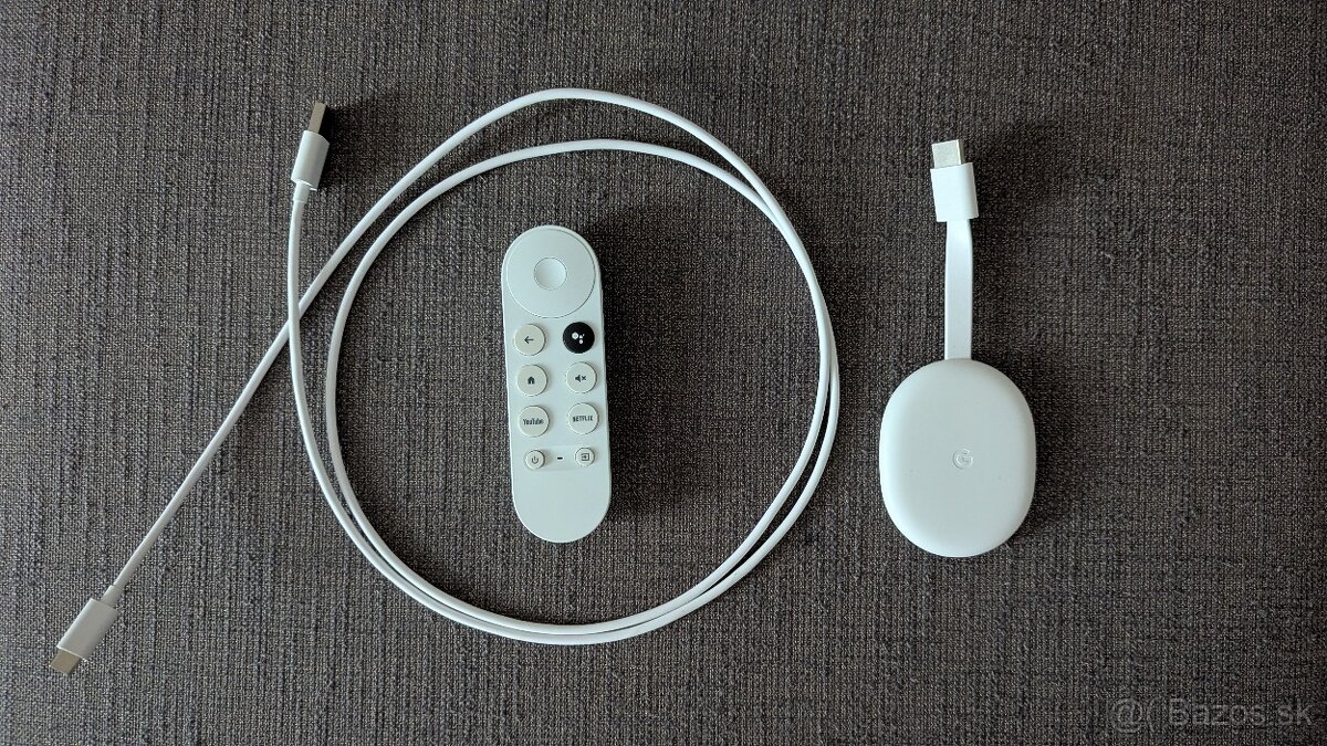 Google Chromecast 4 Google TV HD - bez adaptéra