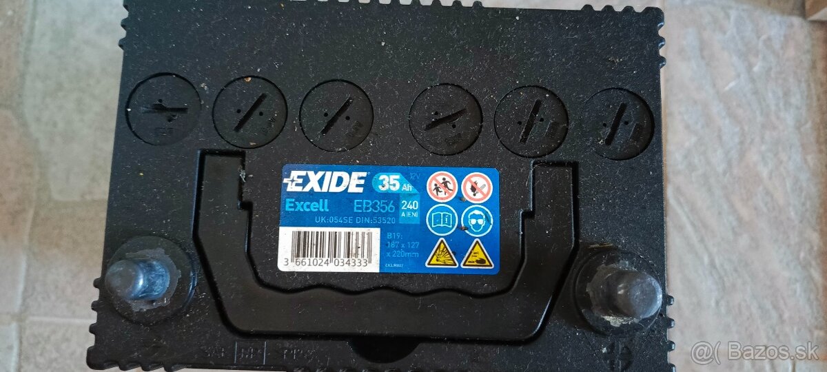 Autobatéria, akumulátor EXIDE Excell EB356 35Ah