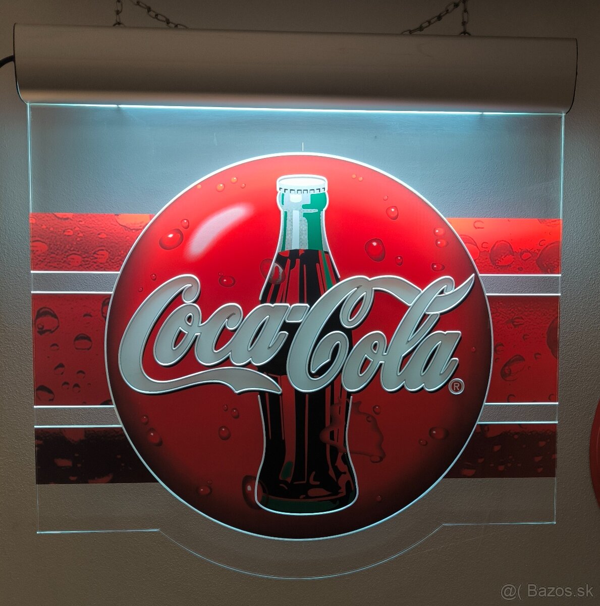 Svetelná LED reklama, pútač coca-cola