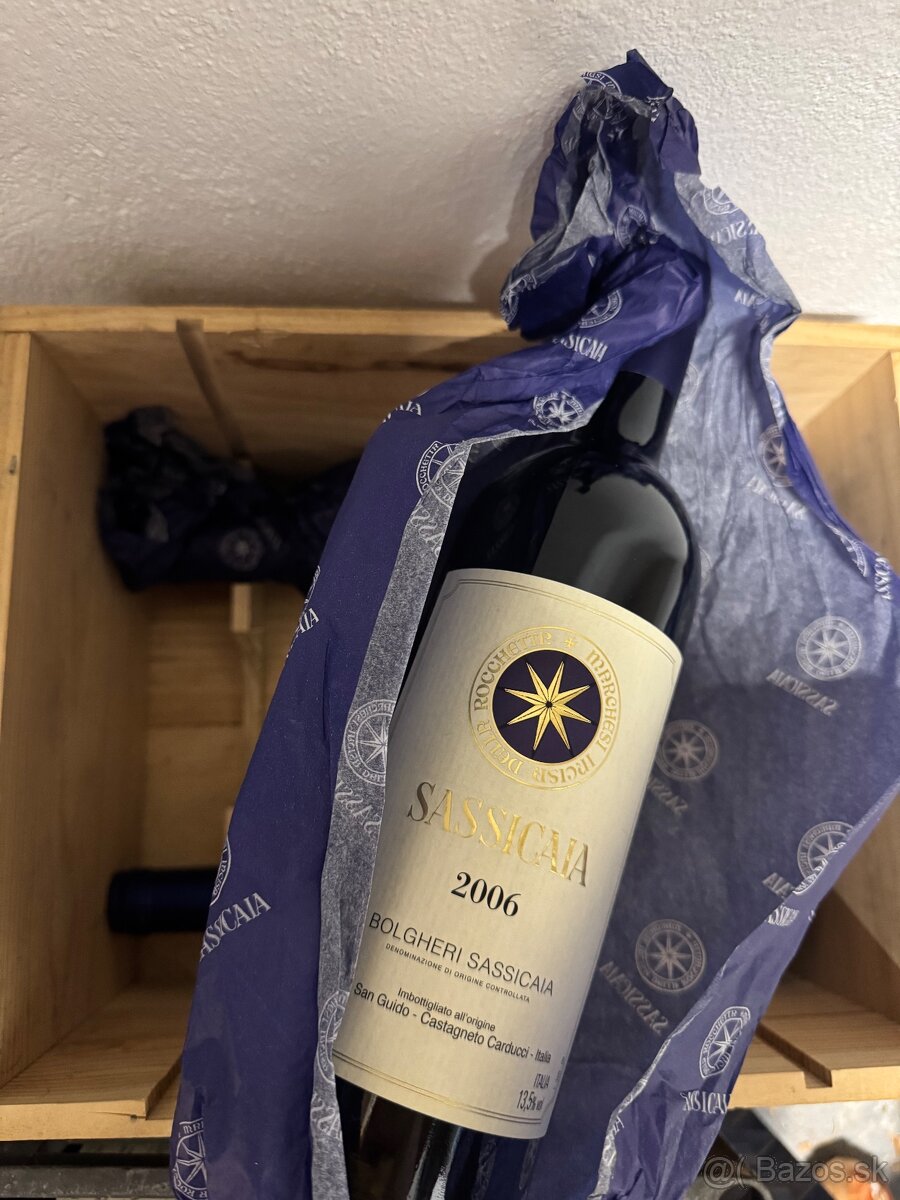 Sassicaia Bolgheri červené víno