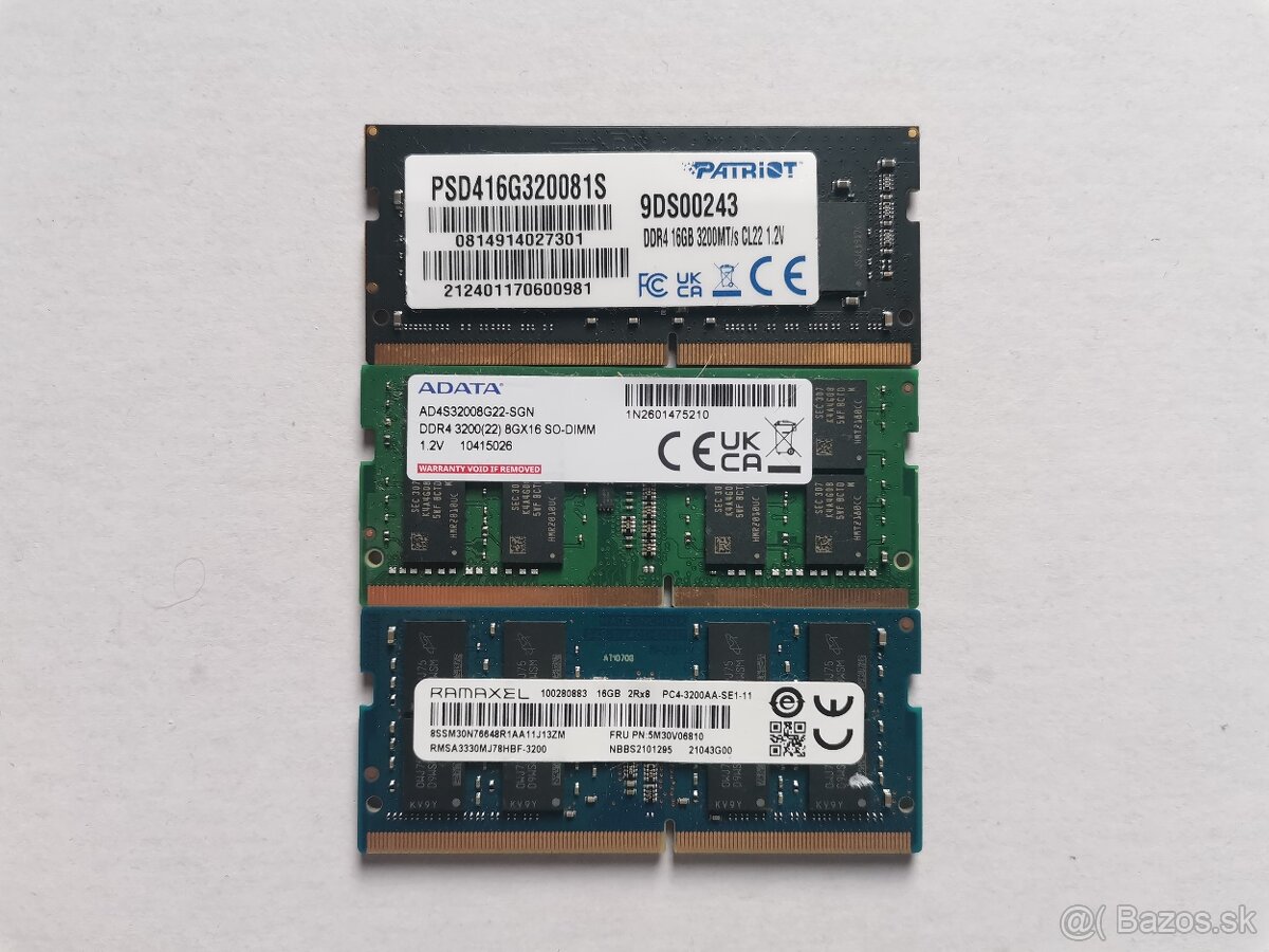 RAM SO-DIMM 16GB DDR4 3200MHZ