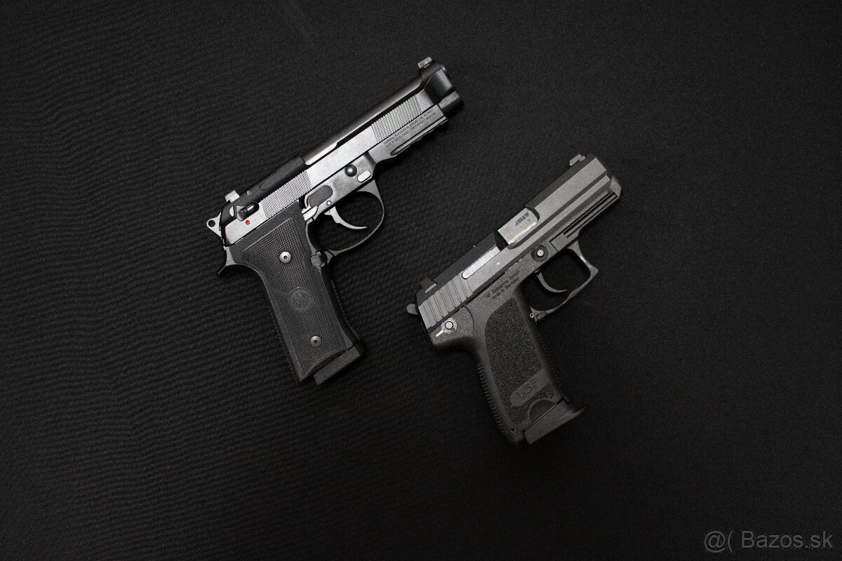 Beretta 92X RDO 9x19 & Heckler & Koch USP Compact .40 SW