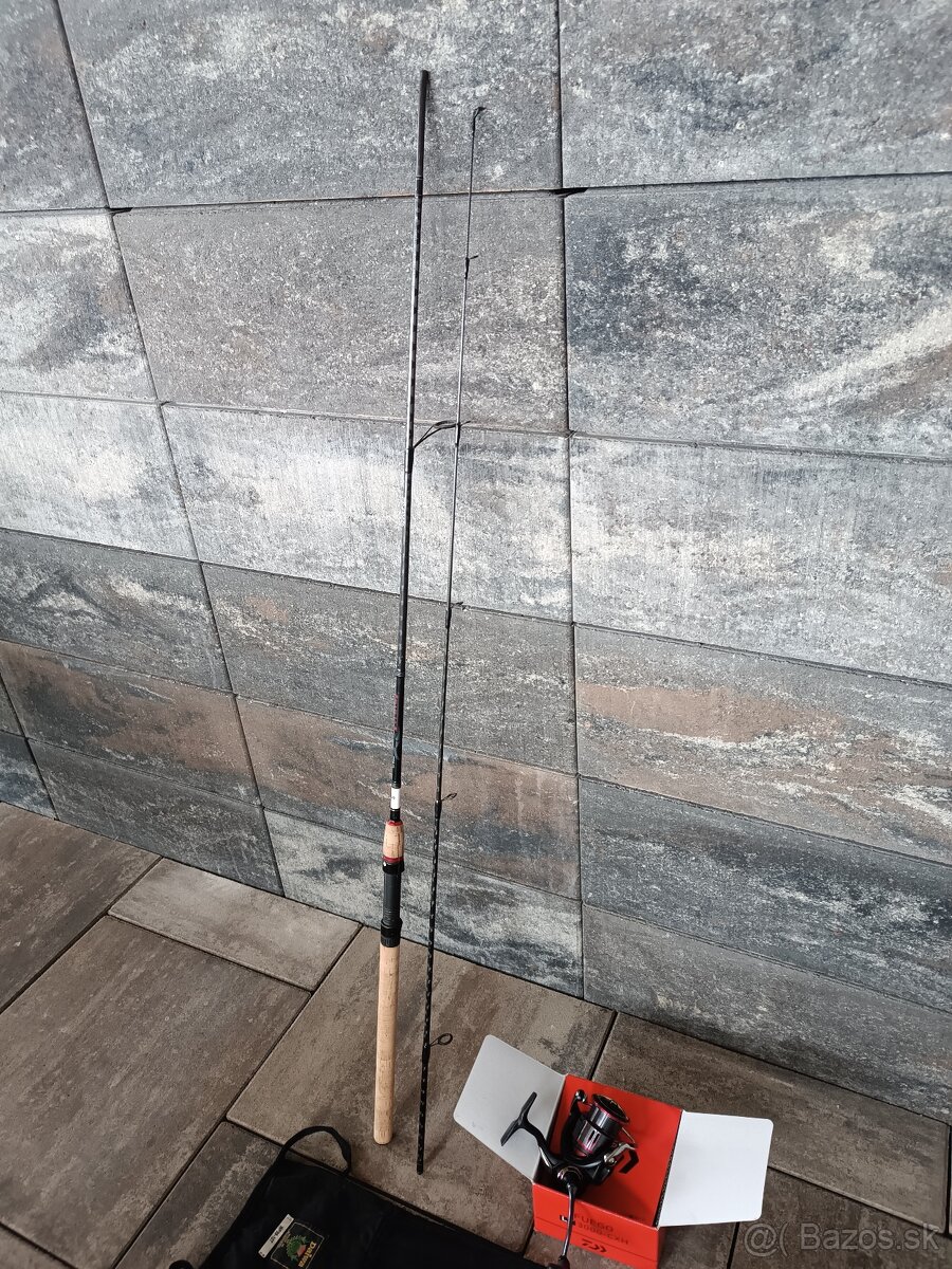 Prívlačový prút DAIWA 210cm delička,naviják Daiwa fuego 2500