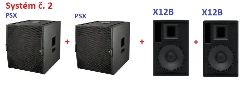 Martin Audio aktivny Sub 2 x PSX 15"  + pasiv 2x X12B vrch