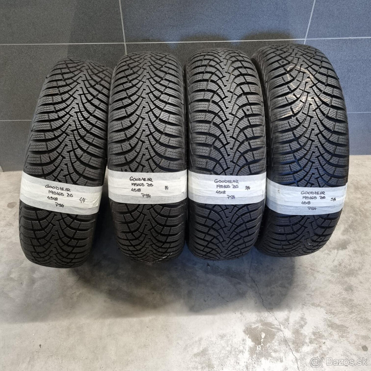 Zimné pneumatiky 195/65 R15 GOODYEAR DOT4518