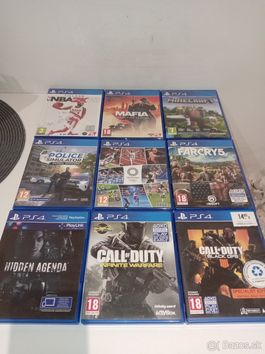 Predám hry na PS4