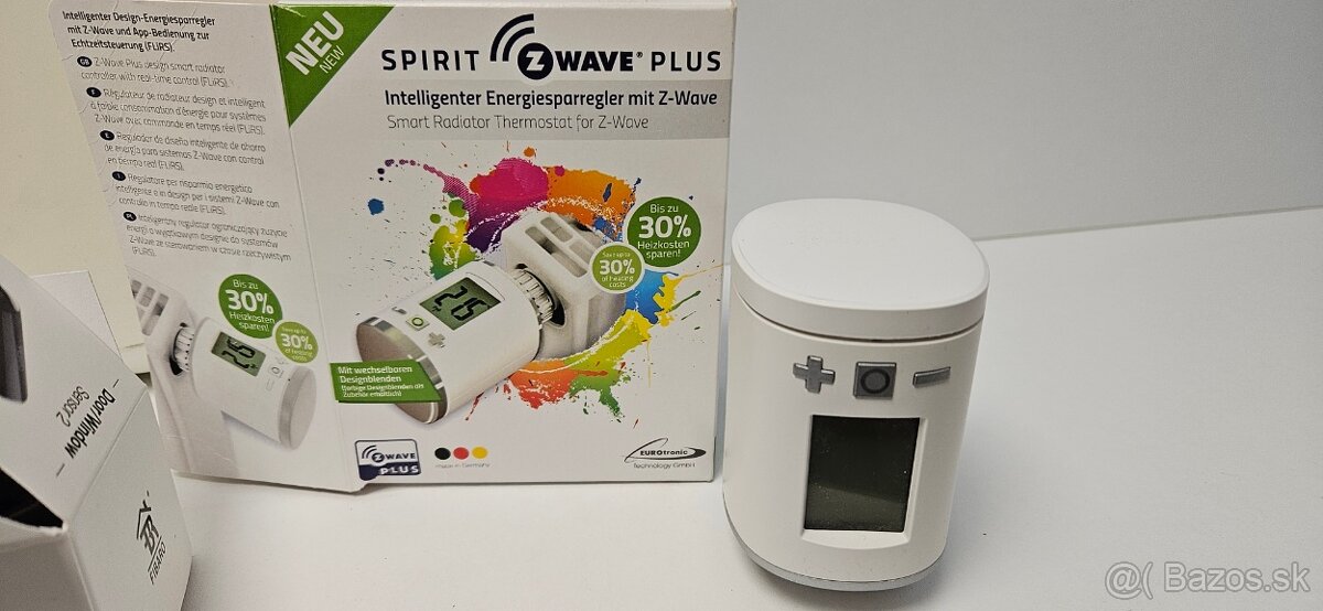 Zwave termo hlavica Spirit