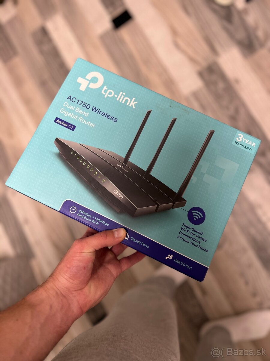 TP-LINK Archer C7 AC1750 WiFi DualBand Gbit Router