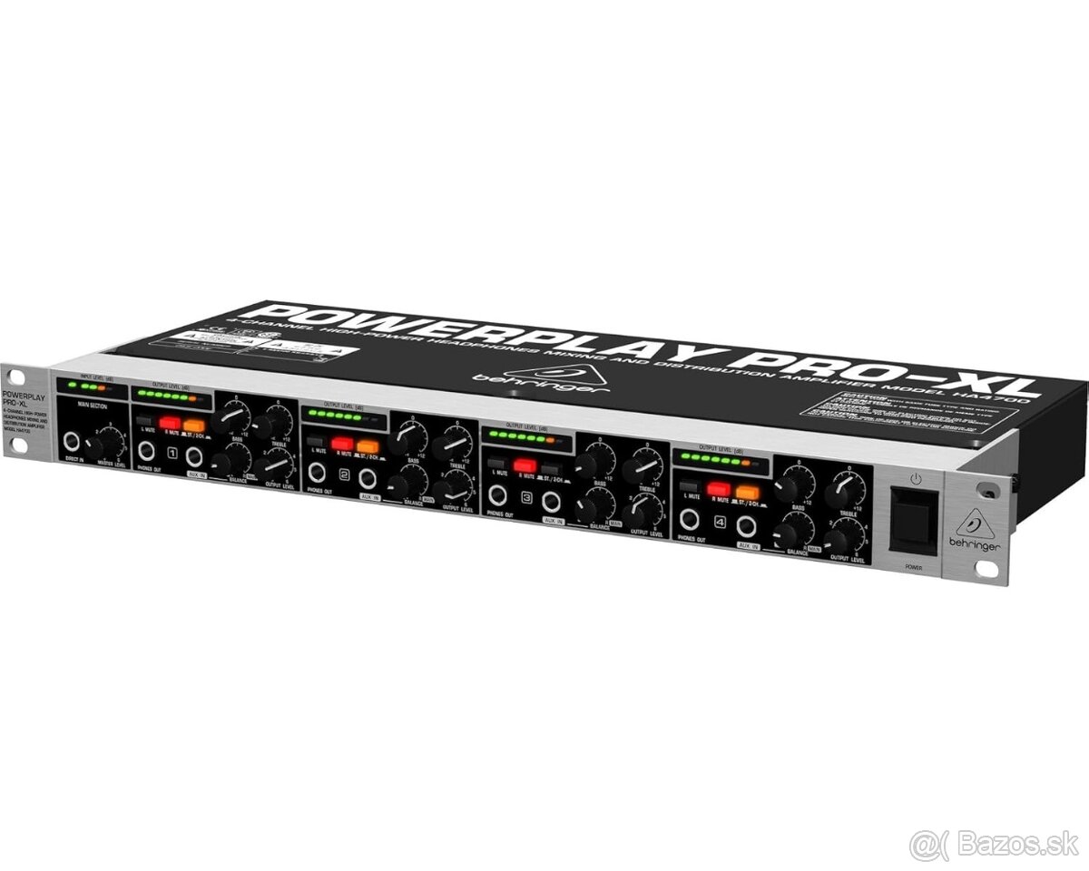 Behringer HA 4700 POWERPLAY PRO Slúchadlový zosilňovač