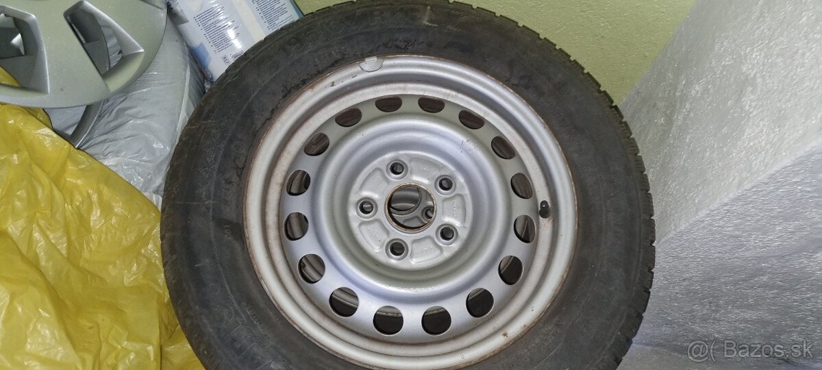 predám pneumatiky 196/65 R15 +disky