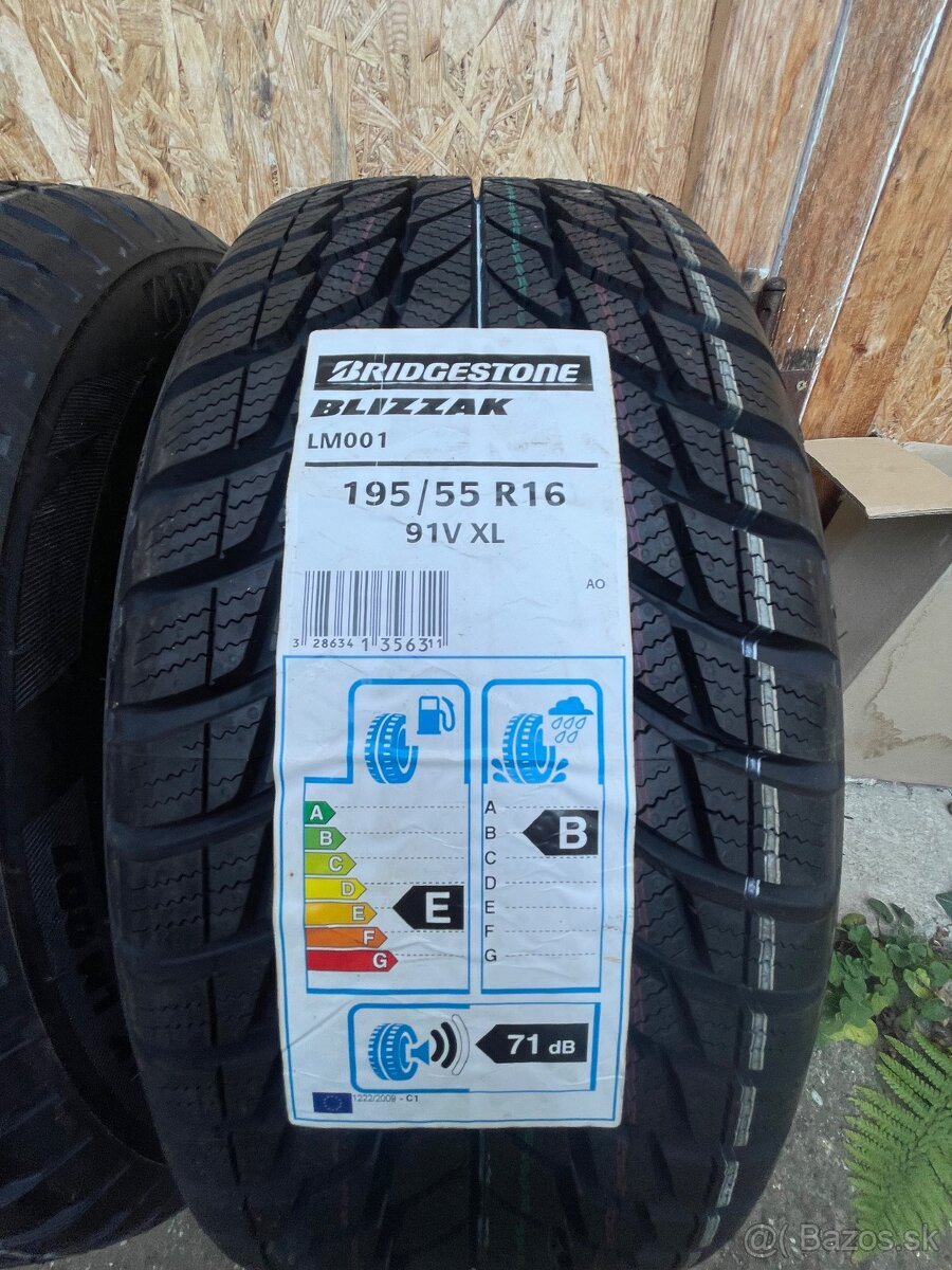 Bridgestone 195/55R16 - 2x Nove zimne