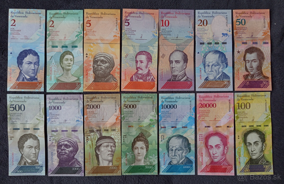 Bankovky Venezuela