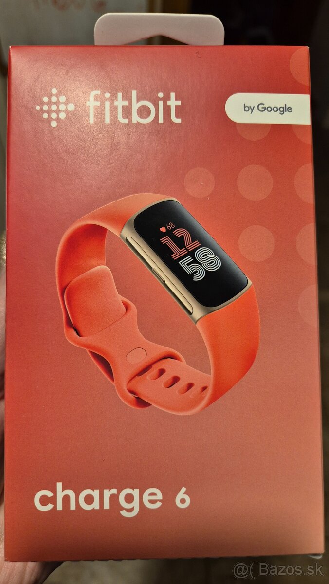 Fit náramok Fitbit Charge 6 orange, nerozbalený