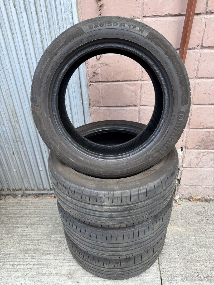 Letne pneumatiky CONTINENTAL 225/50 R17