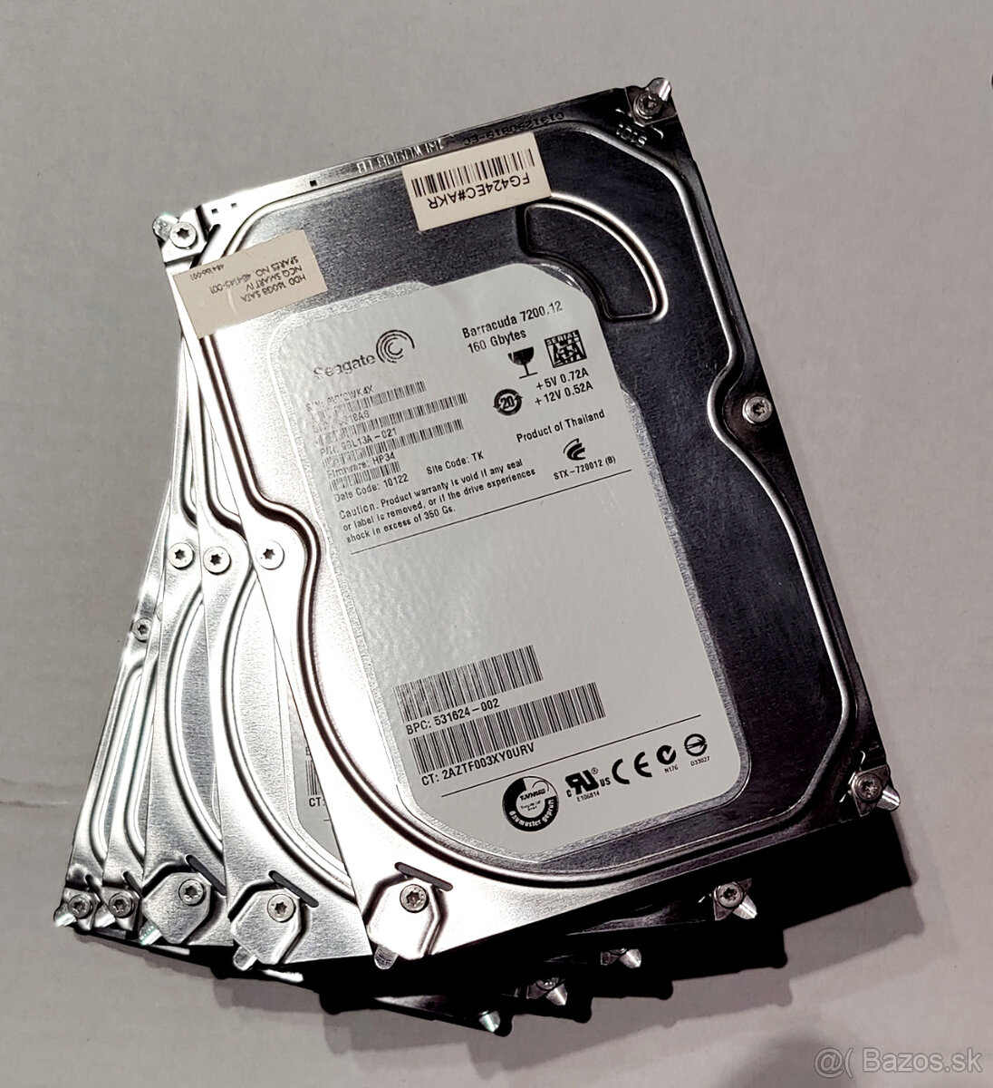 5ks 3,5'' 160GB Seagate SATA 7200rpm - skoro NOVÉ