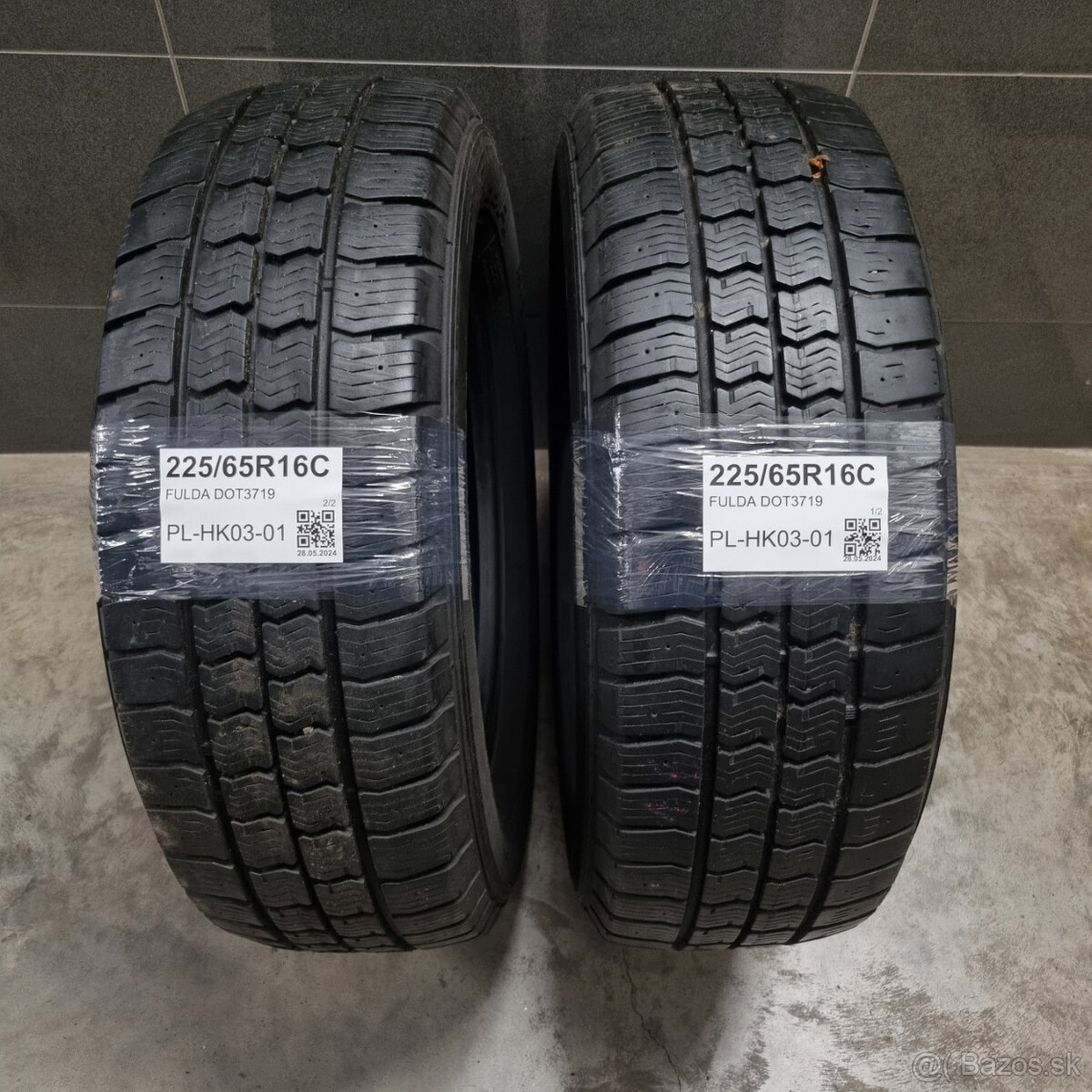 Dodávkové pneumatiky pár 225/65 R16C FULDA