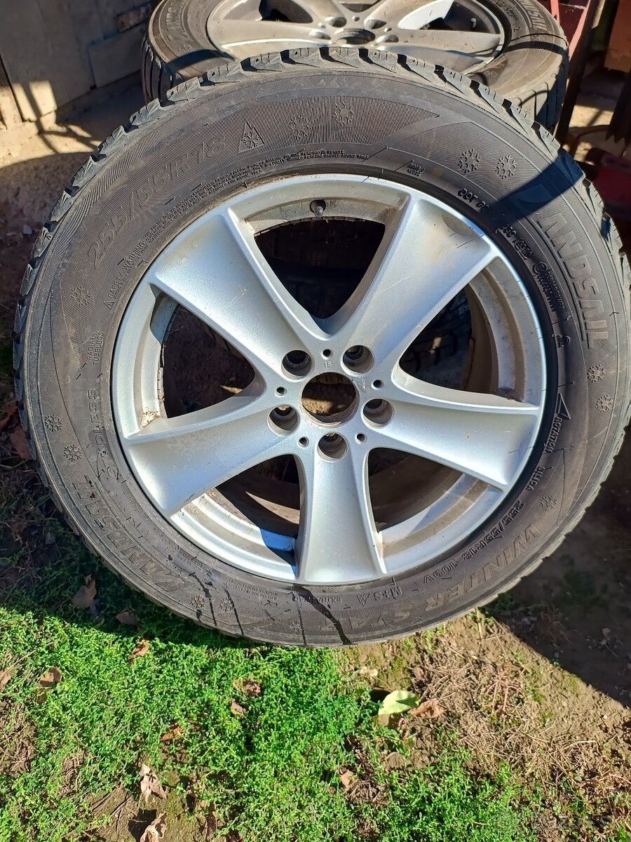 Predám orig.disky BMW+zimné pneu LANDSAIL 255/55 R18