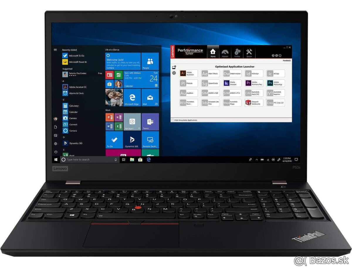 Lenovo ThinkPad P53s, Intel Core i7, 16GB RAM,SSD 256GB,15,6