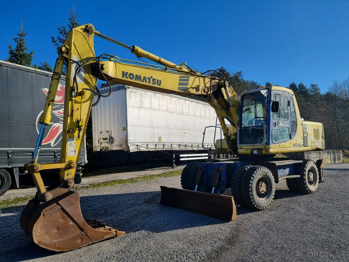 KOMATSU PW 170 ES - 6K - kolesové rýpadlo