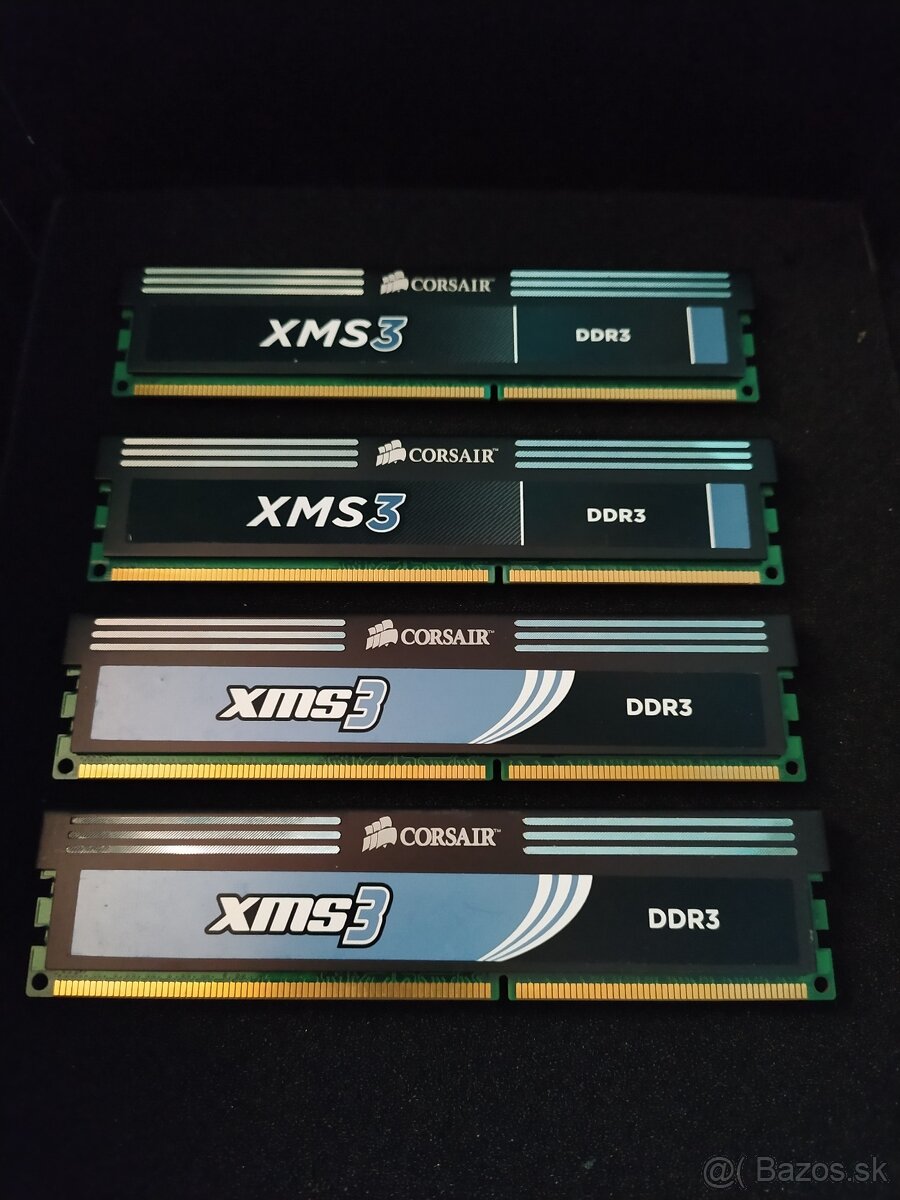 4x2GB DDR3 CORSAIR 1600MHz/1333MHz