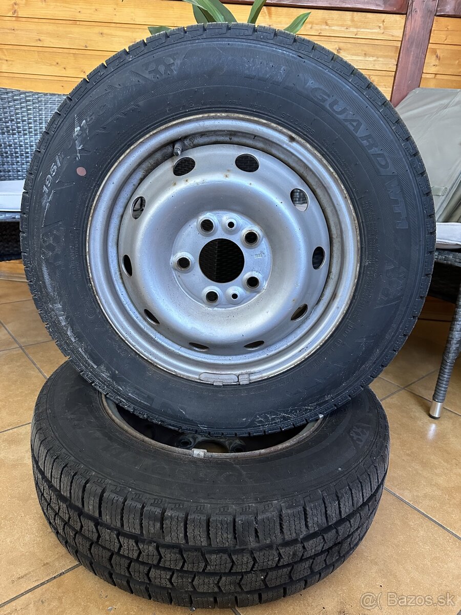 predám zimné kolesá 195/70 r15c