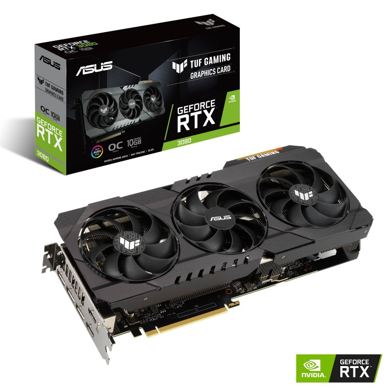 ASUS TUF RTX 3080 OC LHR / v záruke