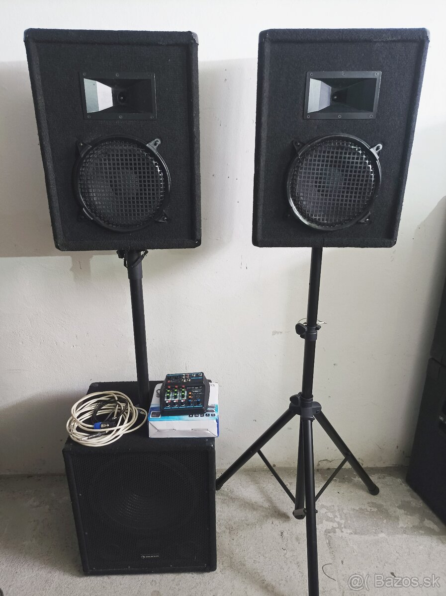 Aktívny subwoofer plus aparatúra