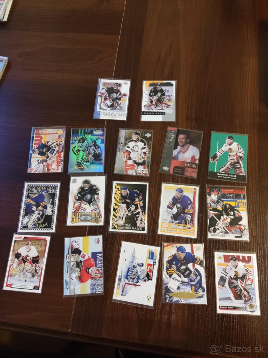 CZ/SVK NHL Karticky Jagr,Hasek,Bondra,Pastrnak,Pallfy a dal