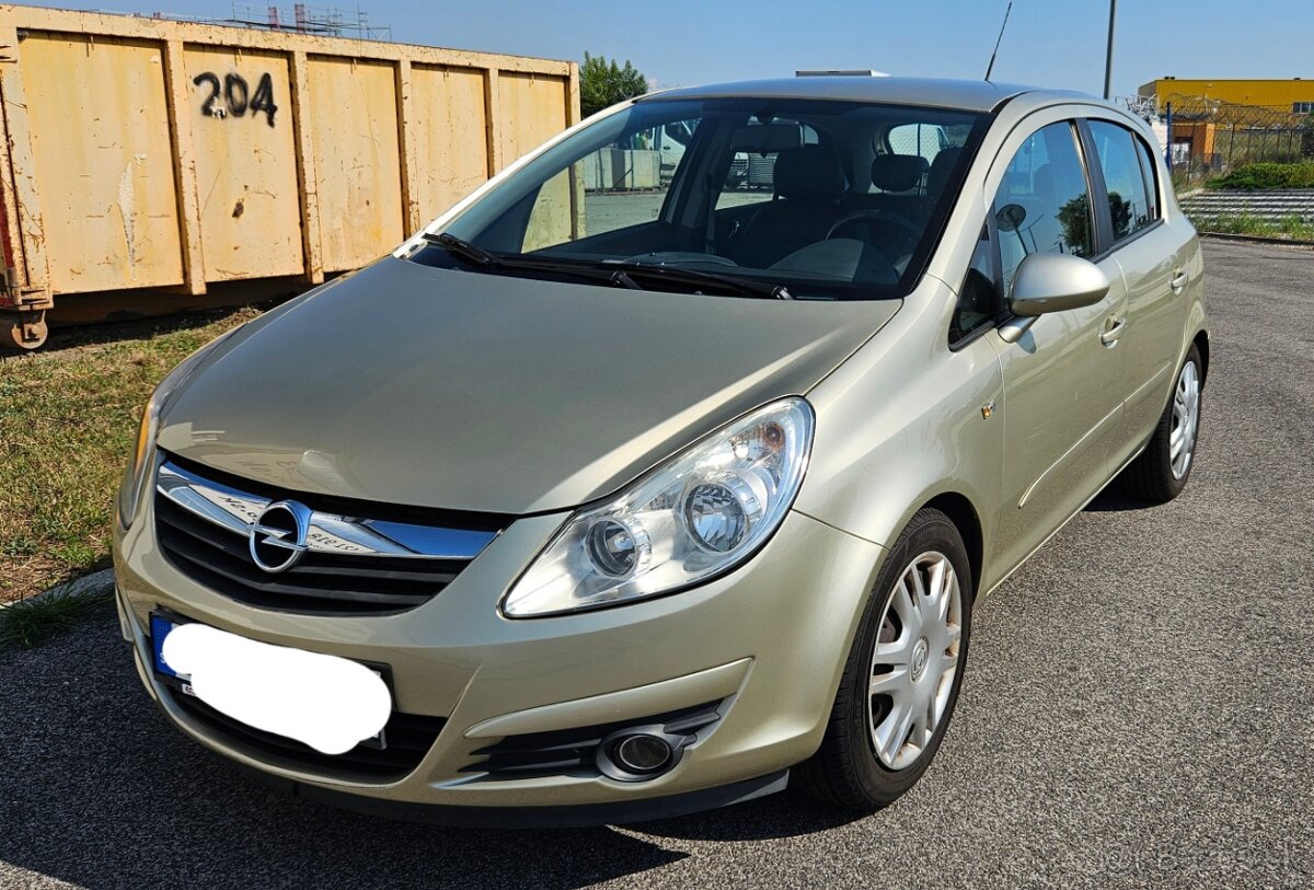 Opel Corsa 1.4 benzín, r.v. 2007