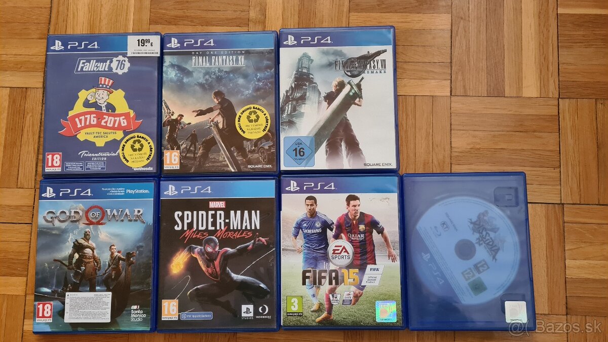 Predám Hry na PS4 / PS5 / PS3 / PS1