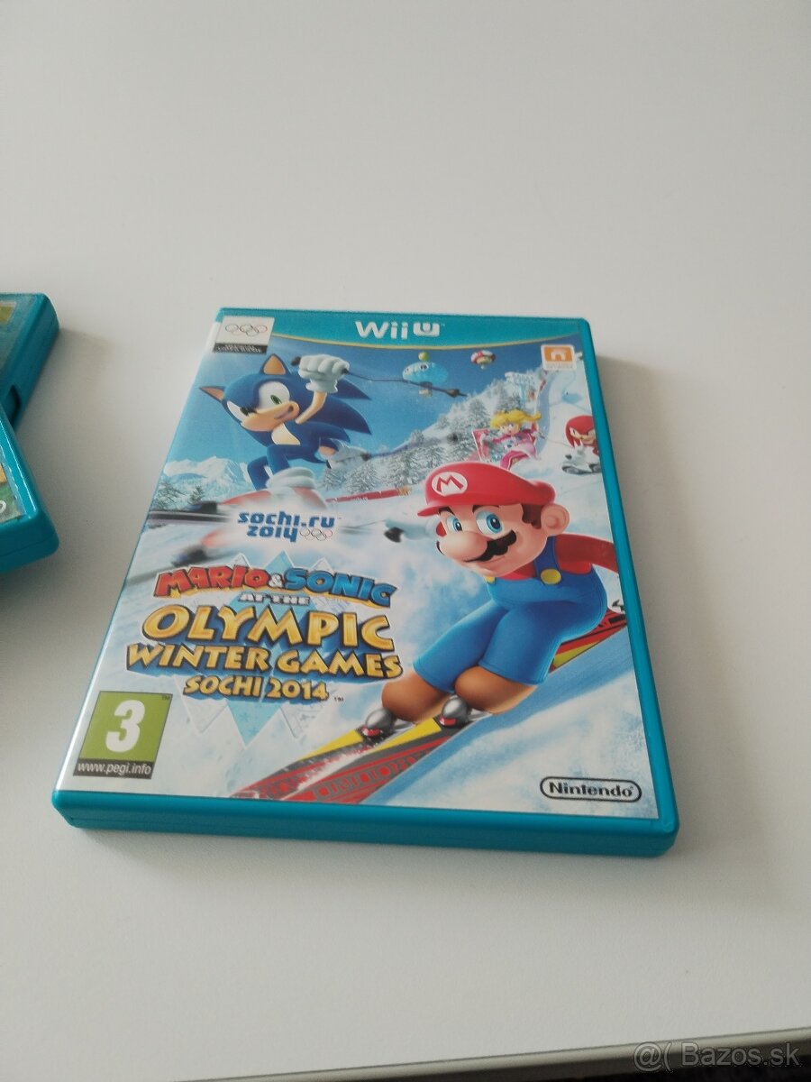 Mario and Sonic at the Olympic winter games sochi 2014