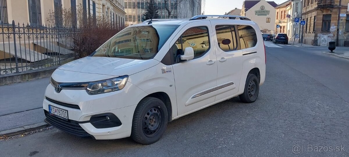 TOYOTA PROACE CITY VERSO 1.5d 96kw, 114000km,2021, 7miest.