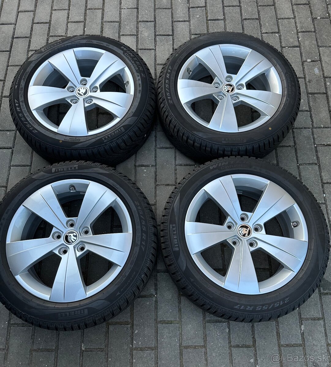 Zanovni zimni sada Škoda Superb 5x112 / 215/55/17