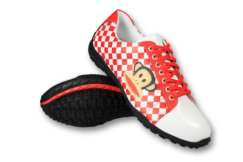 Damske/Teen golfove topanky Paul Frank-red