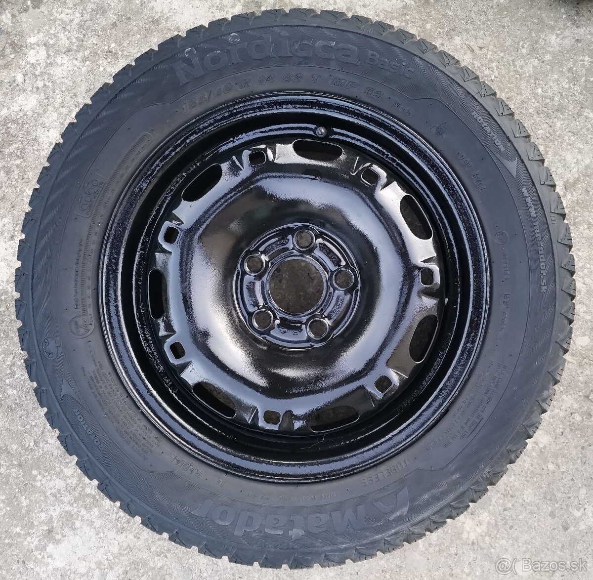 Zimné pneumatiky s diskami 185 /60 R 14