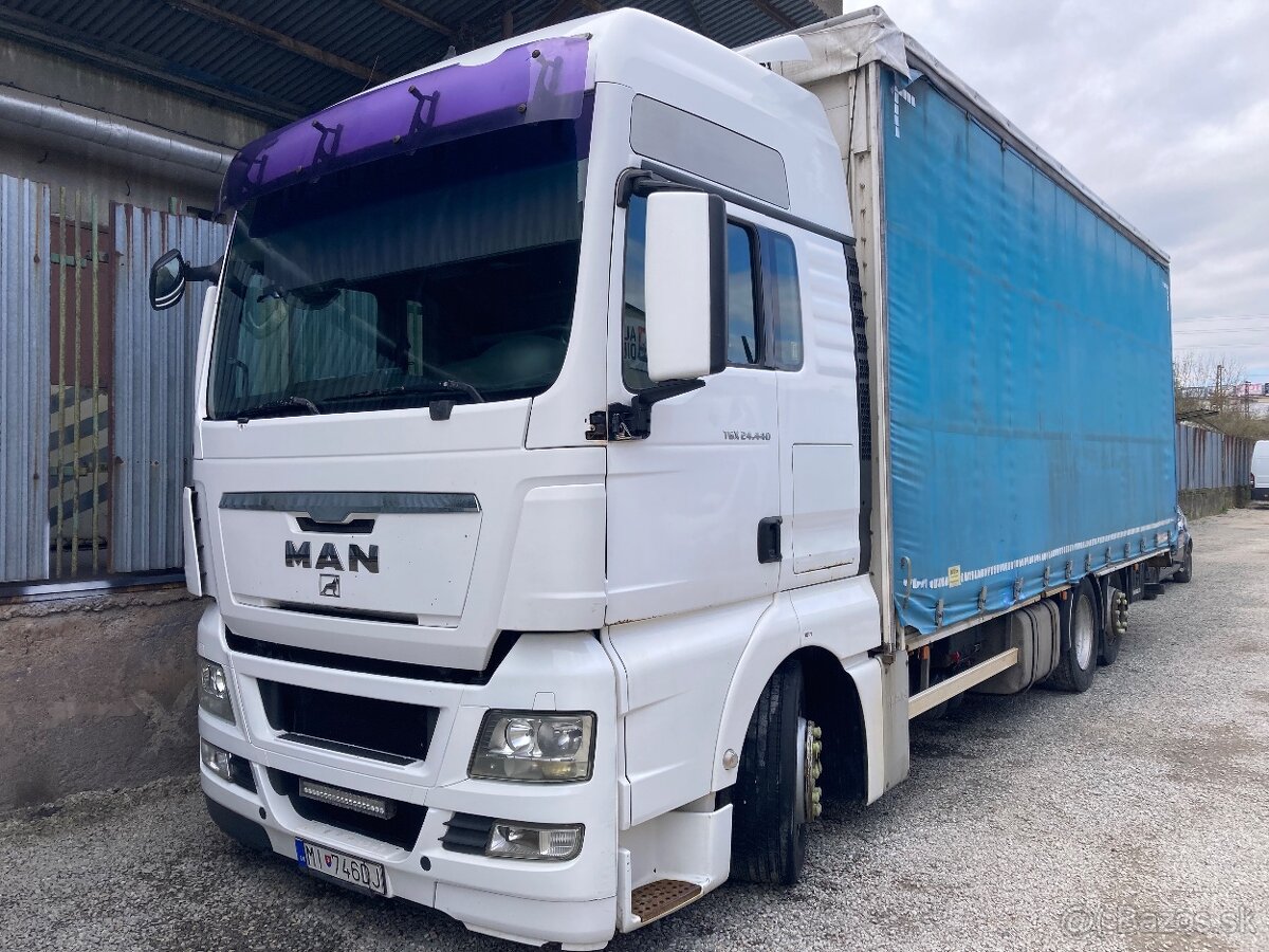 MAN TGX 24.440 E5 SOLO PLACHTA