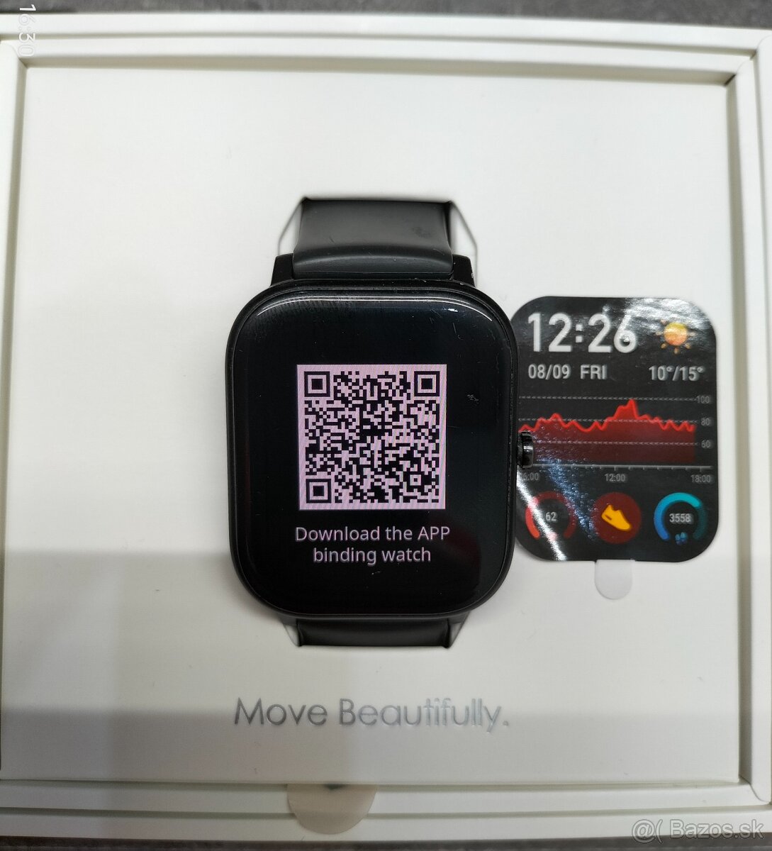 Smart hodinky Amazfit GTS čierne - použité