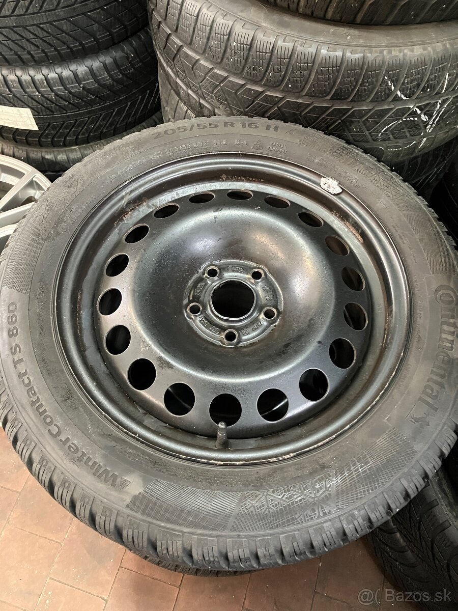 5x105 R16 Zimna sada Opel 205/55/16