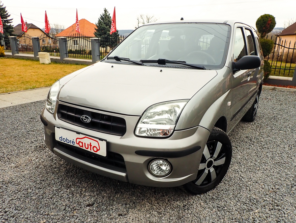 SUBARU JUSTY 1.3 BENZIN 4X4 -96tis km  -KLIMA-VYHREV SEDAD