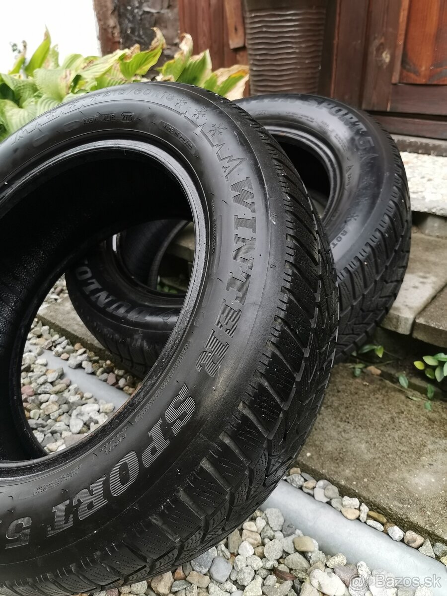 ZIMNÉ PNEUMATIKY DUNLOP 215/60R16