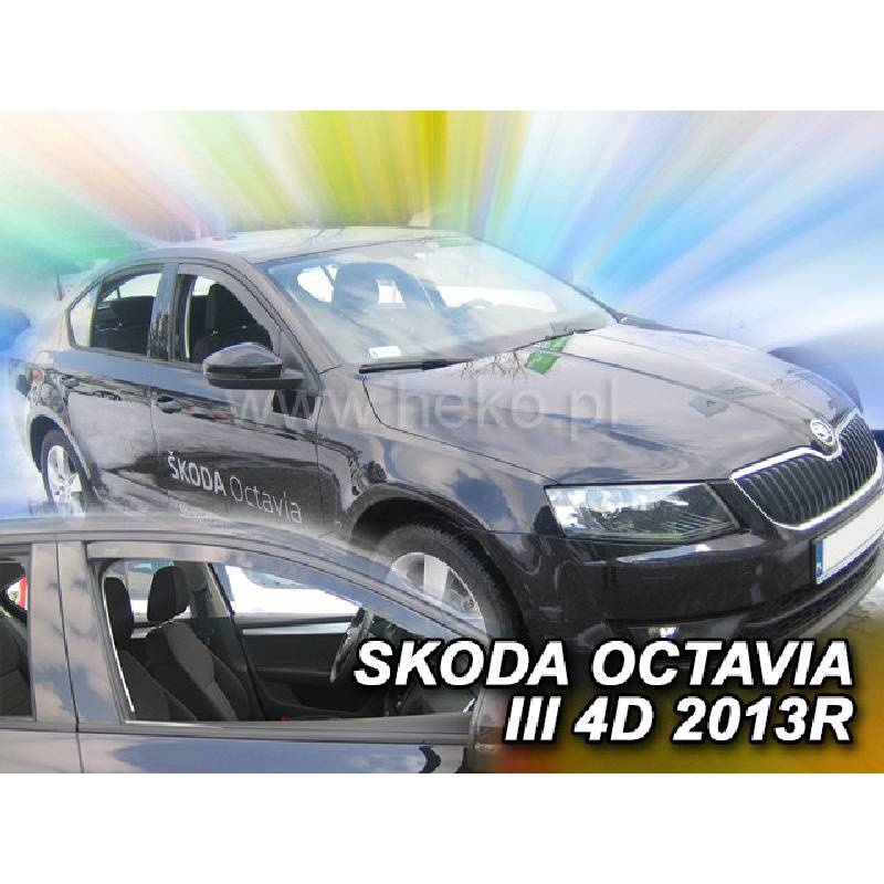 Deflektory Heko - skoda octavia 3