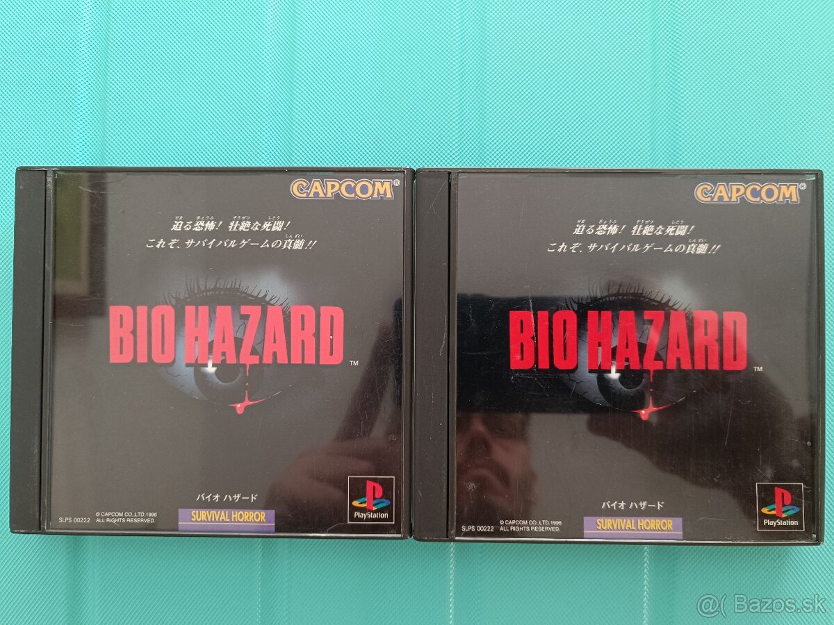 Japonské RESIDENT EVIL - BIOHAZARD hry na Playstation 1