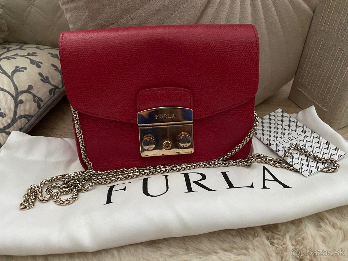 Furla Metropolis červená kabelka