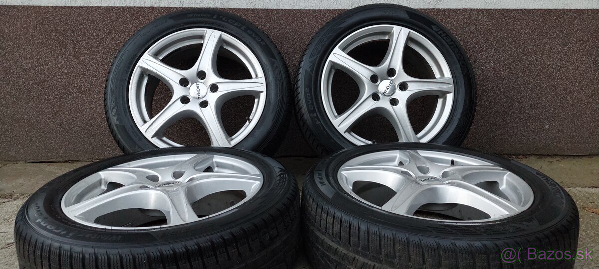 ALU Ronal 5x112 a zimné Hankook 215/55 R17