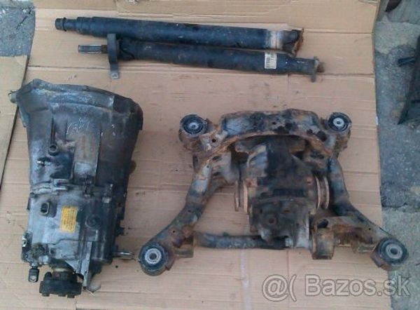 bmw e36 prevodovka, diferencial, kardan 