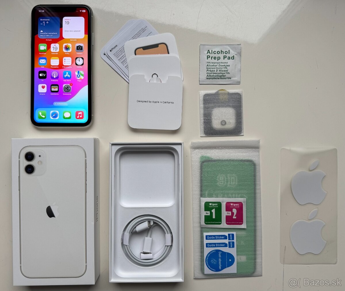 Apple iPhone 11 128 GB White - maximálne zachovalý stav